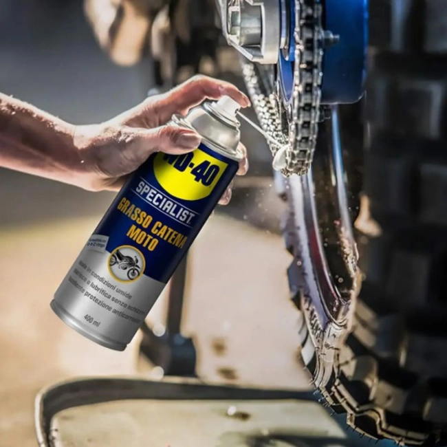 Vendita online WD40 Grasso Catena Moto Specialist 400ml 